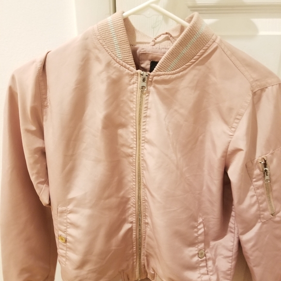 Me Jane Other - Light Pink Bomber Jacket